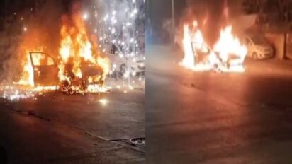 लाल किला मेट्रो स्टेशन के पास कार विस्फोट से हड़कंप, सीसीटीवी में संदिग्ध कैद