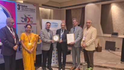Indian Near Surface Geophysics Conference दिल्ली में तीसरा भारतीय नियर सरफेस जियफिजिक्स सम्मेलन, विशेषज्ञों को विशिष्ट अवॉर्ड से सम्मानित किया गया