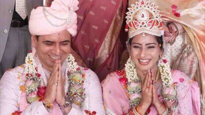 TV Actors Ashlesha And Sandeep’s Wedding : 23 साल लंबे लिव-इन के बाद टीवी स्टार्स अश्लेषा और संदीप ने शादी की