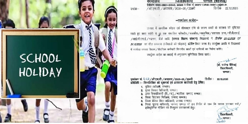 Winter holidays in Uttar Pradesh: All schools from nursery to 12th grade in Sambhal will remain closed