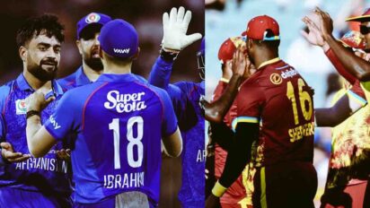 AFG vs WI T20 : अफगानिस्तान ने वेस्टइंडीज को 38 रन से हराया, टी20 सीरीज में 1-0 की बढ़त
