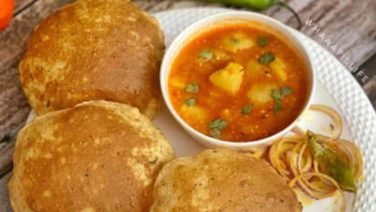 हेल्दी आलू पूरी रेसिपी: बिना डीप फ्राई किया स्वादिष्ट नाश्ता