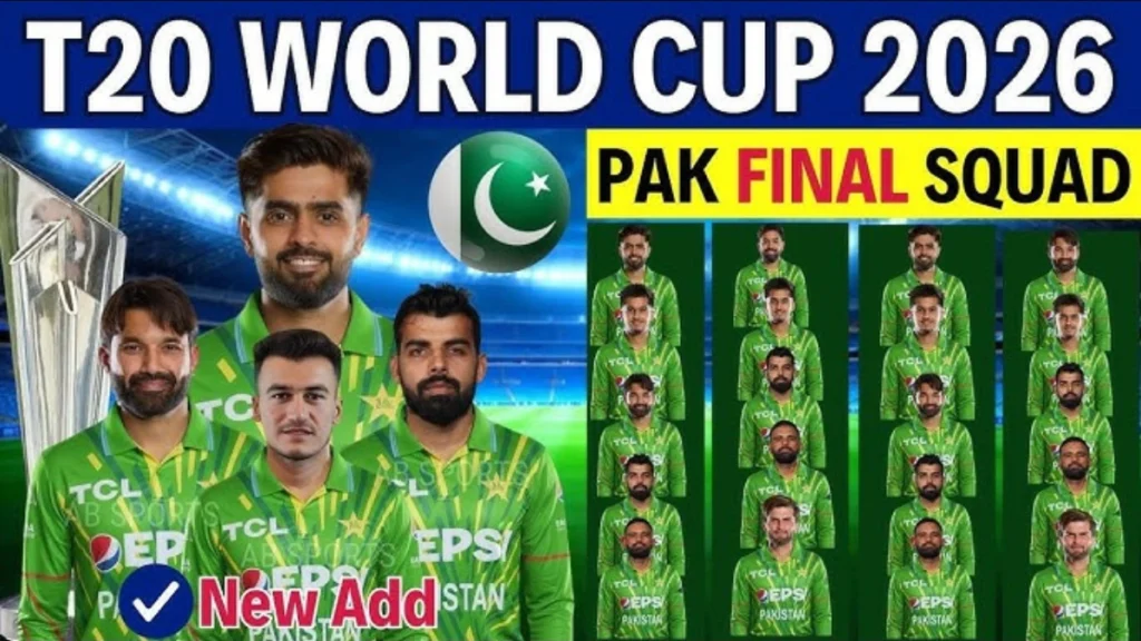 Pakistan T20 World Cup Team