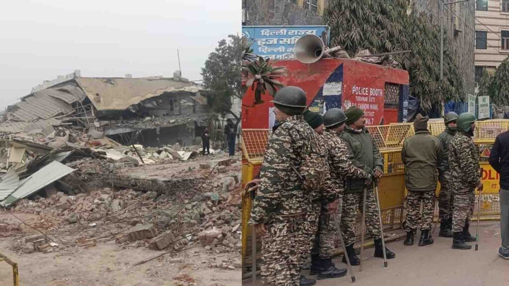 Turkman Gate Violence: Violence erupts during bulldozer action in Delhi, police fire tear gas shells