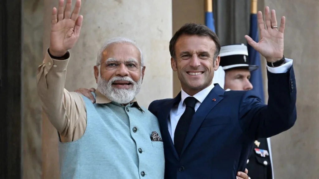 Macron India Visit