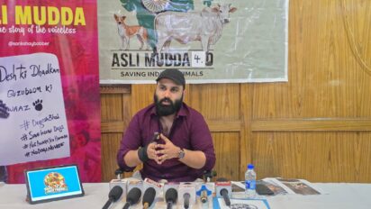 आवारा जानवरों की समस्या से निपटने के लिए “एमबीएफ मॉडल” अपनाएं राज्य सरकारें- संक्षय बब्बर