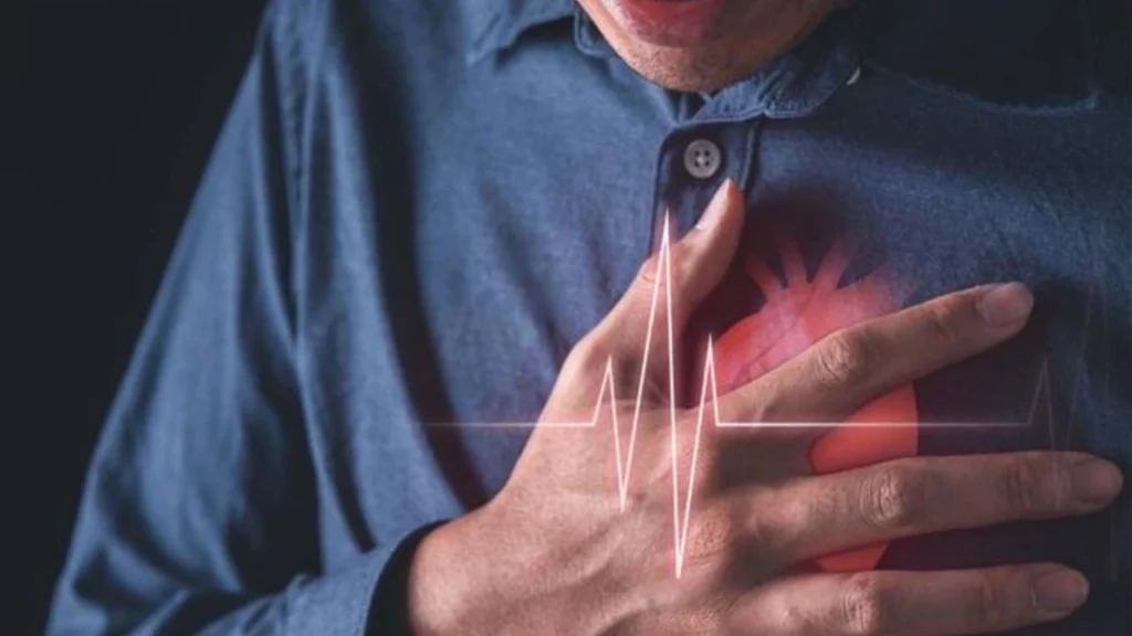 Chest pain at night
