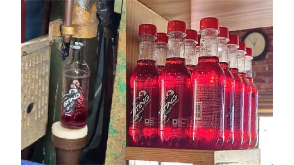 Fake Sting energy drink